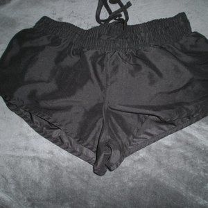 VTG BONGO  sz M  Black SHORT SHORTS  Beach surf  Hot Fashion  Elastic Waist